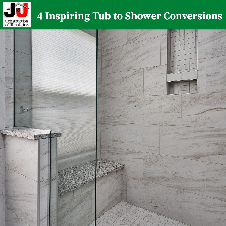 4 Inspiring Tub to Shower Conversions