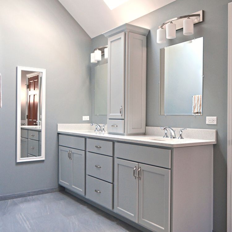 A Master Bath with Lofty Ambitions by J&J Construction