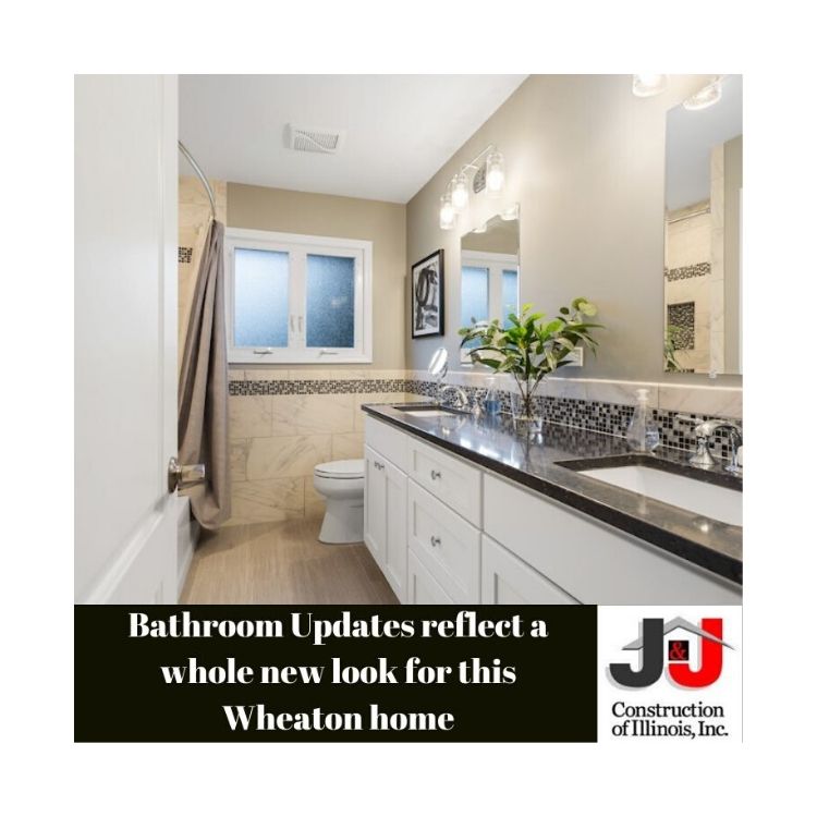 Bathroom Updates Reflect A Whole New Look For This Wheaton Home
