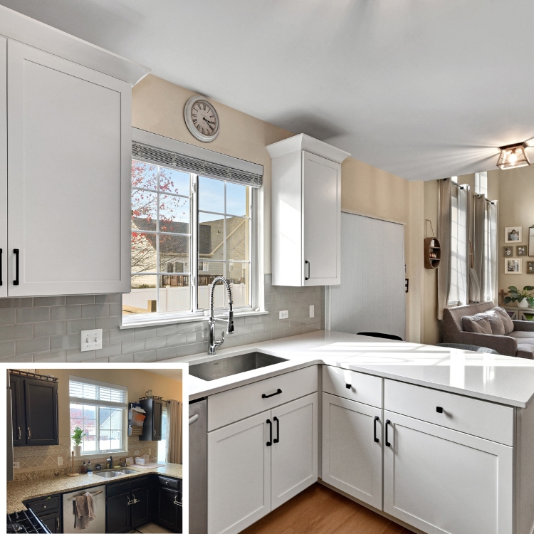 Kitchen Makeover Same Footprint, New Look by J&J Construction