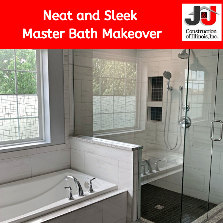 Neat and Sleek Master Bath Makeover